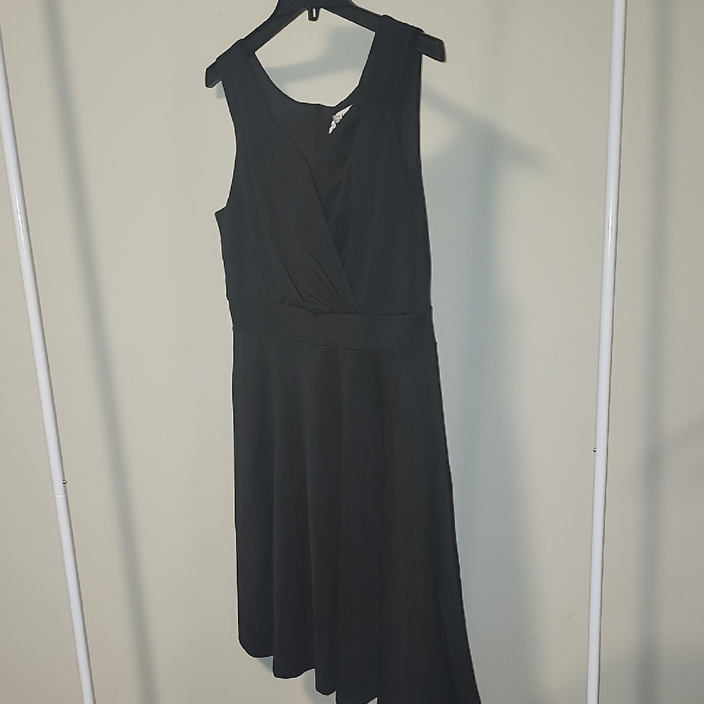 NWT Grace Karin Sleeveless Black Midi Dress Classic Cocktail Women’s Size L